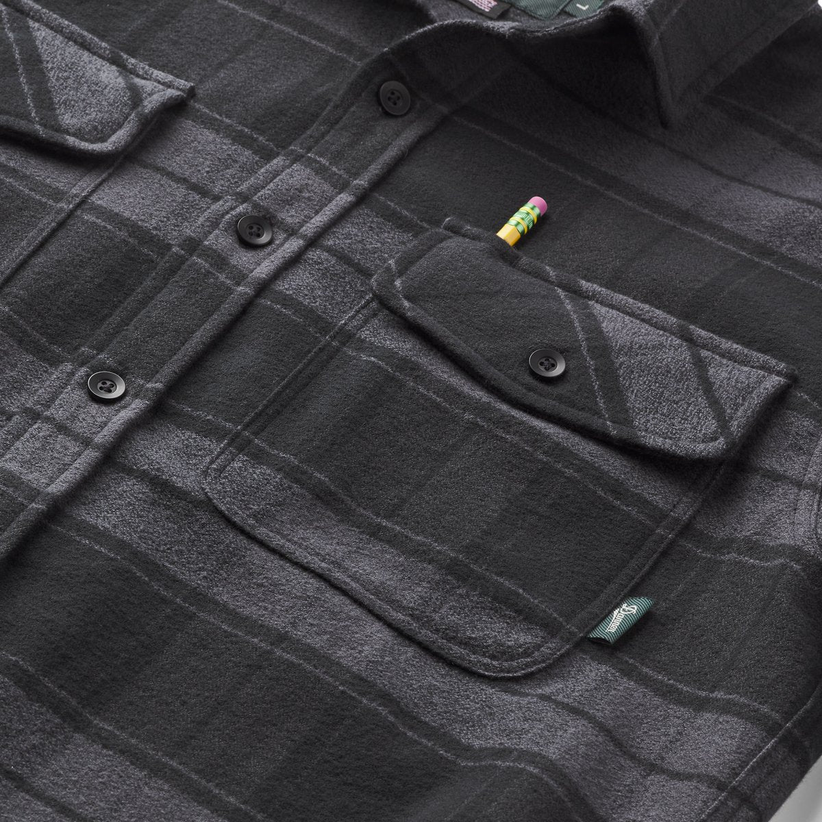 Danner Cedar Mill Cotton Flannel Shirt Black Plaid