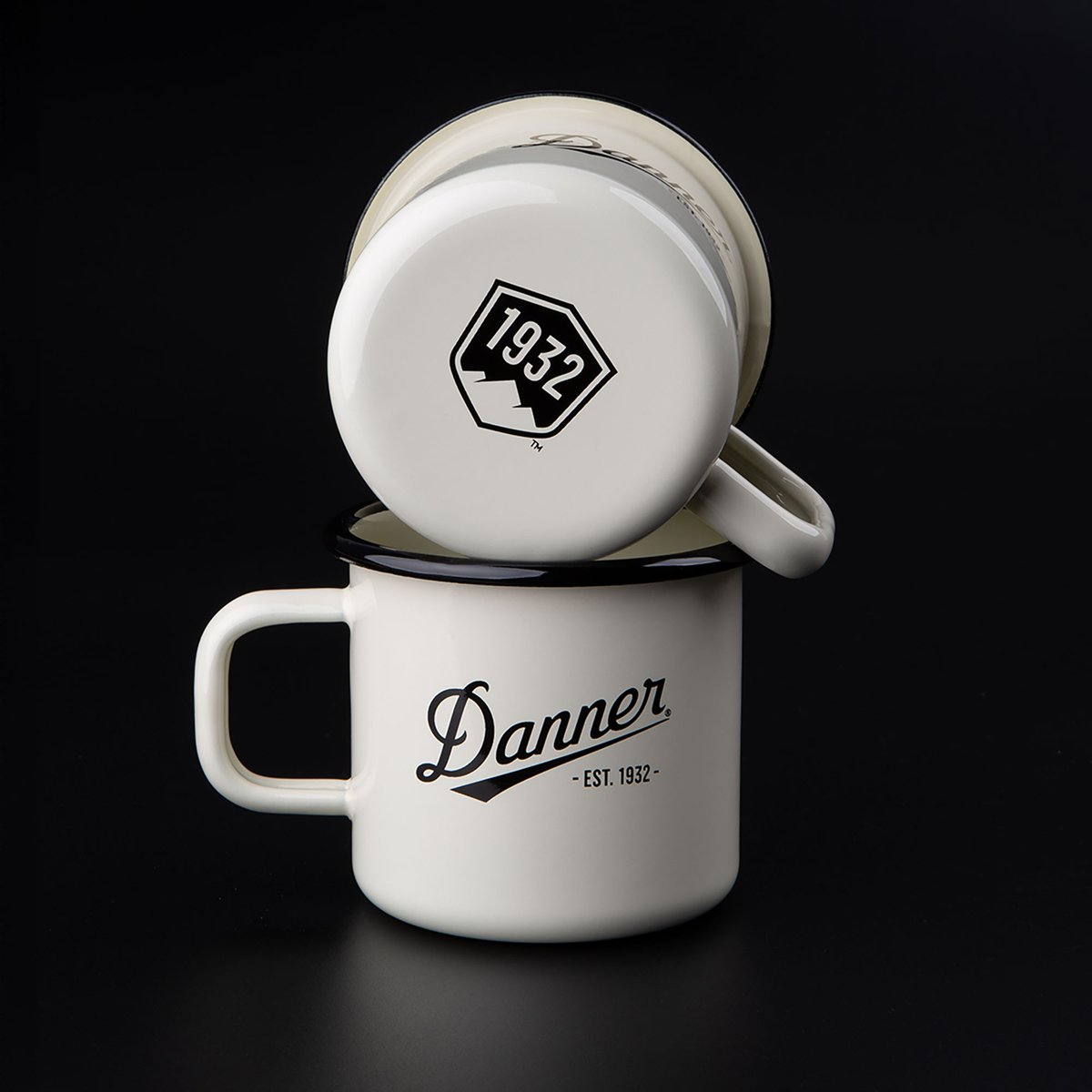 Danner Enamel Camp Mug 12oz Cream