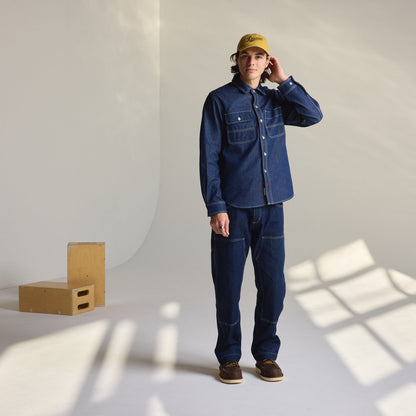 Danner Larch Mt Denim Shirt Dark Wash Indigo