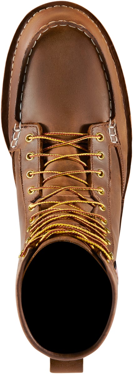 Danner Bull Run Moc Toe 8" Tobacco Steel Toe