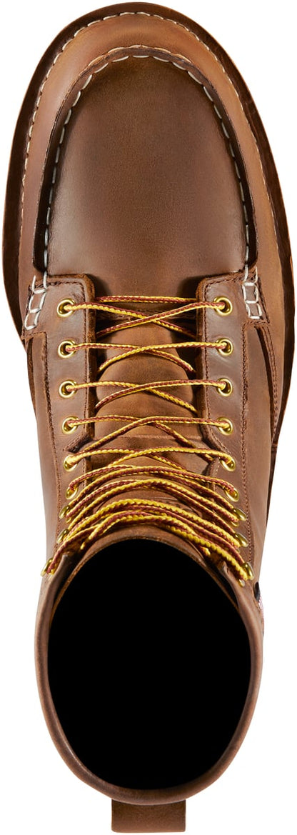 Danner Bull Run Moc Toe 8" Tobacco Steel Toe