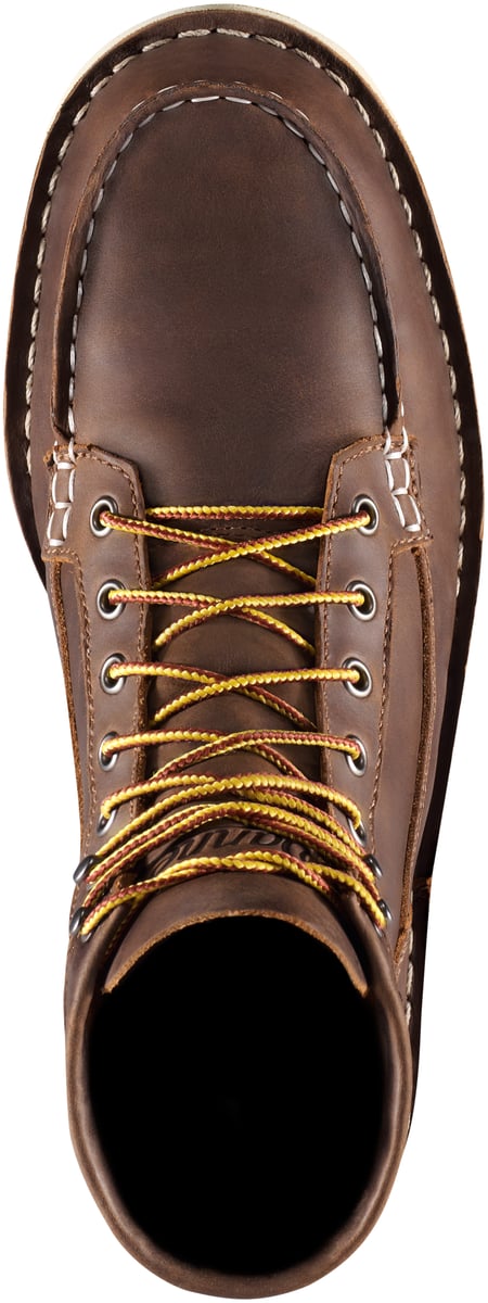 Danner Bull Run Moc Toe 6" Brown Steel Toe