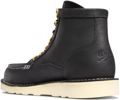Danner Bull Run Moc Toe 6" Black Steel Toe