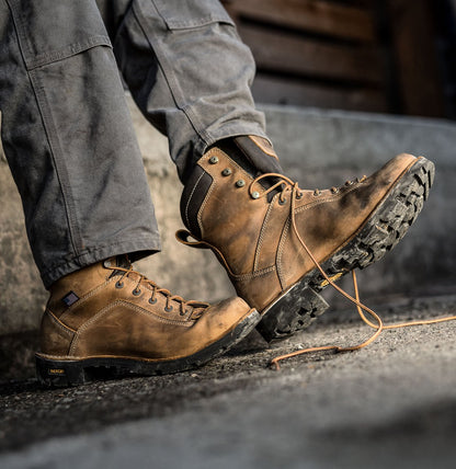 Danner Quarry USA Distressed Brown Alloy Toe