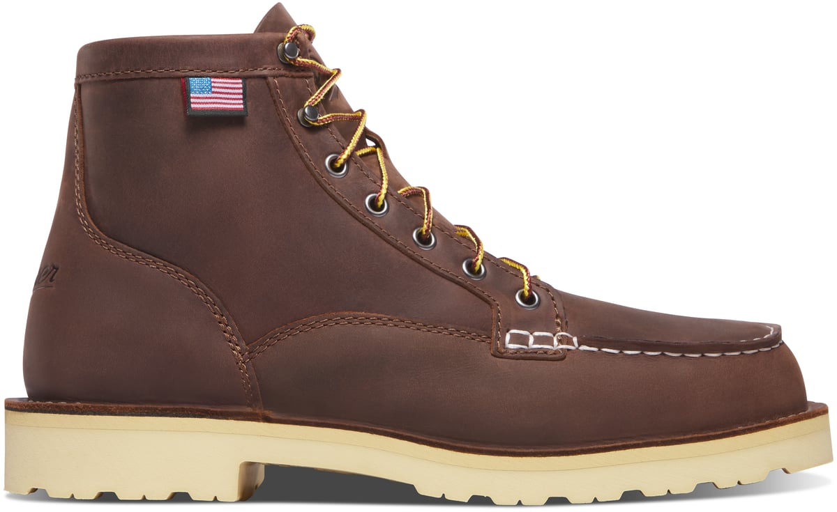 Danner Bull Run Moc Toe 6" Brown - Heel