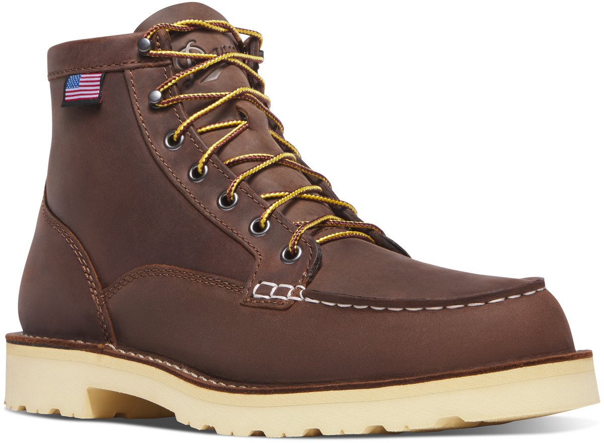 Danner Bull Run Moc Toe 6" Brown - Heel