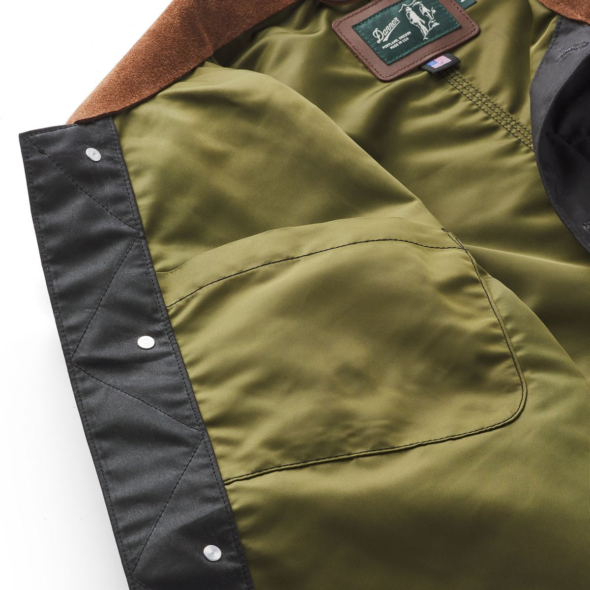 Danner Shipyard Waxed Canvas Jacket  Black/Bison
