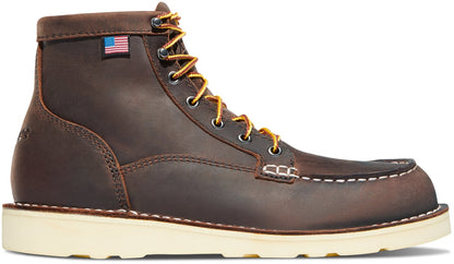Danner Bull Run Moc Toe 6" Brown Steel Toe