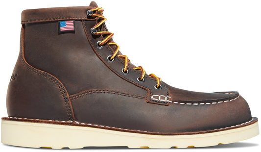 Danner Bull Run Moc Toe 6" Brown Steel Toe