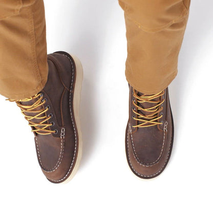 Danner Bull Run Moc Toe 6" Brown Steel Toe