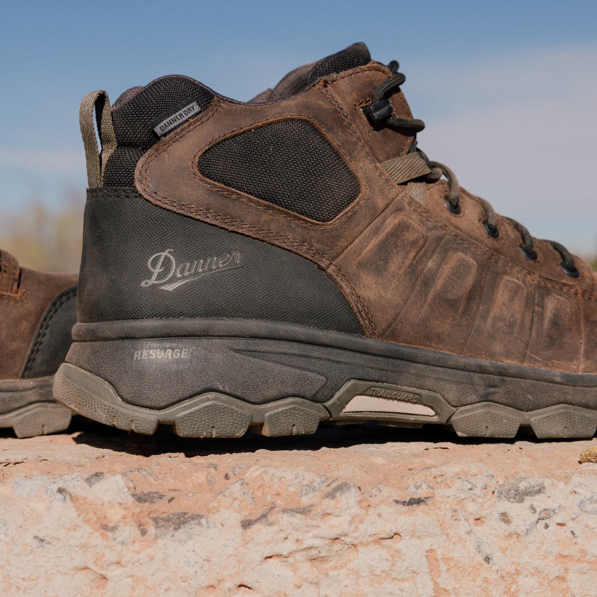Danner Wheat Ridge Brown/Olive Aluminum Toe